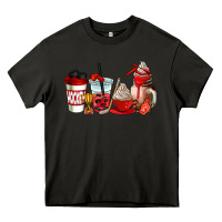 Asphalt hockey coffee cups Heavy Core Tee - AdoDesignShop