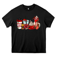 Black hockey coffee cups Heavy Core Tee - AdoDesignShop
