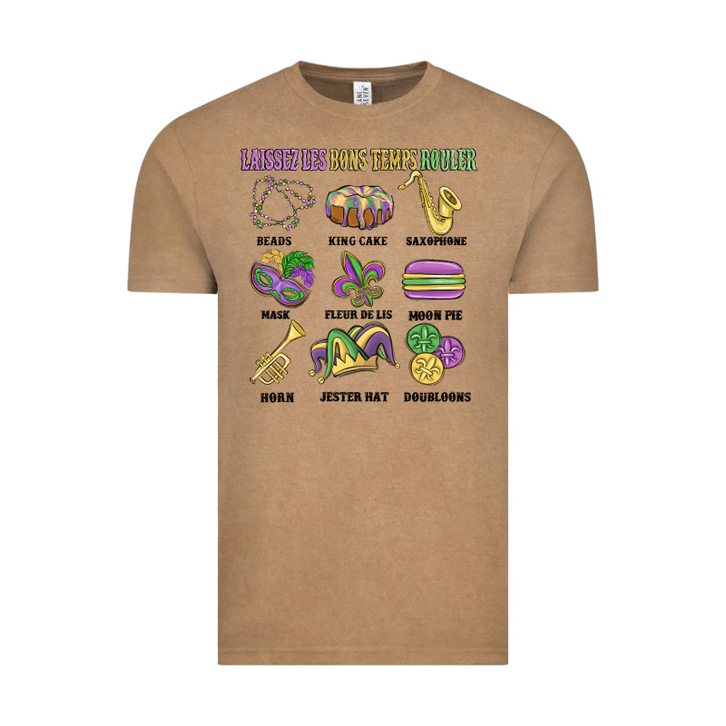 Laissez Les Bons Temps Rouler Vintage Tee by MaliasSmallBusiness | Teevron