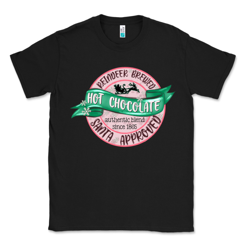 Reindeer Brewed Santa Approved Pink Classic Tee by MaliasSmallBusiness | Teevron