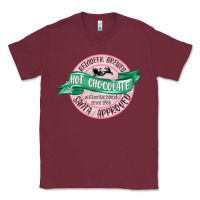 Burgundy reindeer brewed santa approved pink Classic Tee - MaliasSmallBusiness