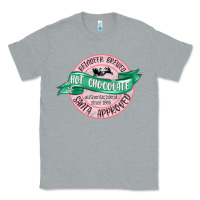 Heather Grey reindeer brewed santa approved pink Classic Tee - MaliasSmallBusiness