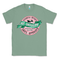 Sage reindeer brewed santa approved pink Classic Tee - MaliasSmallBusiness