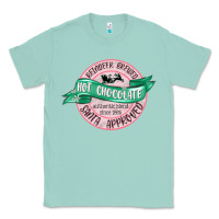 Seafoam reindeer brewed santa approved pink Classic Tee - MaliasSmallBusiness