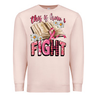 Pale Pink this is how i fight Premium Sweatshirt - CowGirlArtShop