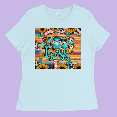 Floss Boss Ladies Tee Designed By Jahusdesignshop