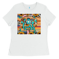 White floss boss Ladies Tee - JahusDesignShop