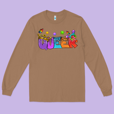 Western Queer Lgbtq+ Long Sleeve Tee Designed By Bundleandbundleshop