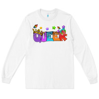 White Western Queer LGBTQ+ Long Sleeve Tee - BundleAndBundleShop