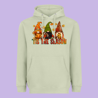 Tis The Season Gnomes Heavyweight Hoodie Designed By Cowgirlartshop