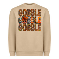 Western Gobble With Turkey Bbs Heavyweight Sweatshirt | Teevron