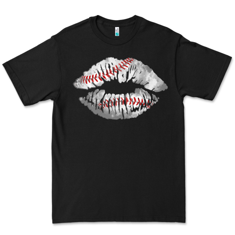 Baseball Lips Premium Tee by AdoDesignShop | Teevron
