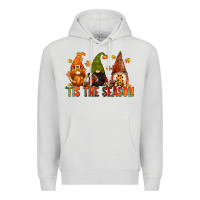 Dove Grey tis the season gnomes Premium Hoodie - CowGirlArtShop
