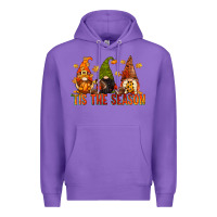 Purple tis the season gnomes Premium Hoodie - CowGirlArtShop