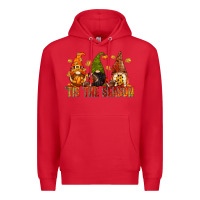 Red tis the season gnomes Premium Hoodie - CowGirlArtShop
