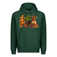 Sports Green tis the season gnomes Premium Hoodie - CowGirlArtShop