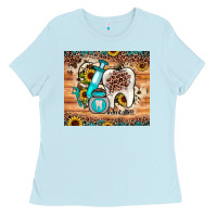Baby Blue dental sunflower Ladies Tee - JahusDesignShop