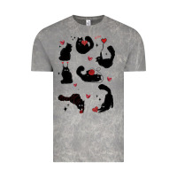 Cloud Rock valentine cat Vintage Tee - MaliasSmallBusiness