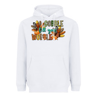 White gobble till you wobble Heavyweight Hoodie - CowGirlArtShop