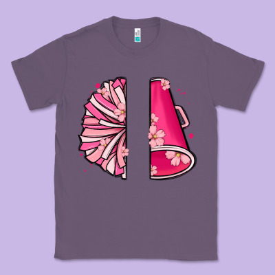 Custom Name Cheerleader With Megaphone Classic Tee Designed By Maliassmallbusiness