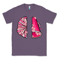 Lavender custom name cheerleader with megaphone Classic Tee - MaliasSmallBusiness