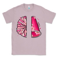Lilac custom name cheerleader with megaphone Classic Tee - MaliasSmallBusiness