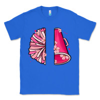 True Royal custom name cheerleader with megaphone Classic Tee - MaliasSmallBusiness