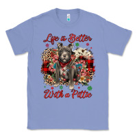 Colony Blue Christmas life is better with a pittie Classic Tee - JahusDesignShop