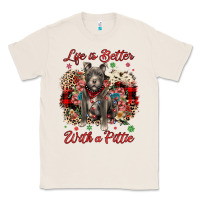 Natural Christmas life is better with a pittie Classic Tee - JahusDesignShop