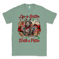 Sage Christmas life is better with a pittie Classic Tee - JahusDesignShop