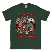 Sports Green Christmas life is better with a pittie Classic Tee - JahusDesignShop