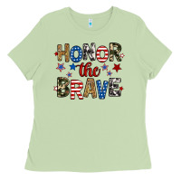 Matcha honor the brave Ladies Tee - RanaPortraitStore