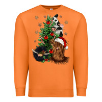 Carrot heifer cow gnomies christmas tree Premium Sweatshirt - CowGirlArtShop