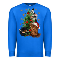 True Royal heifer cow gnomies christmas tree Premium Sweatshirt - CowGirlArtShop