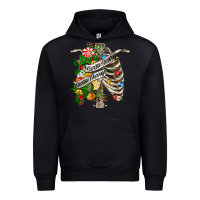 Foreset Green sorta merry sorta scary chest Urban Hoodie - FaDigitalArtStudio