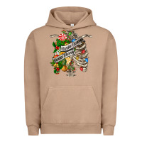 Pigment Burro sorta merry sorta scary chest Urban Hoodie - FaDigitalArtStudio