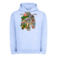 Pigment Grape Ice sorta merry sorta scary chest Urban Hoodie - FaDigitalArtStudio