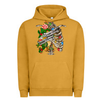 Pigment Peanut Butter sorta merry sorta scary chest Urban Hoodie - FaDigitalArtStudio