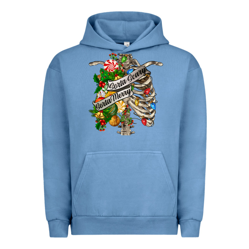 Sorta Merry Sorta Scary Chest Urban Hoodie by FaDigitalArtStudio | Teevron