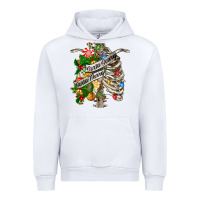 White sorta merry sorta scary chest Urban Hoodie - FaDigitalArtStudio