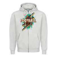 Football Vibes Zipper Hoodie | Teevron