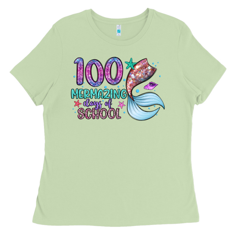 100 Mermazing Days Of School Ladies Tee by Artiststas | Teevron