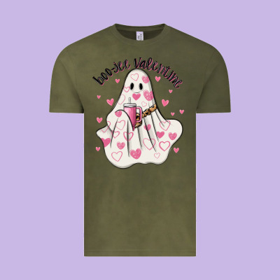Boo Jee Valentine Vintage Tee Designed By Maliassmallbusiness