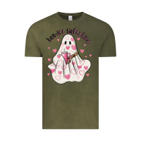 Vintage Olive boo jee valentine Vintage Tee - MaliasSmallBusiness
