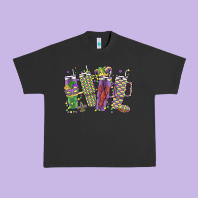 Mardi Gras Coffee Urban Heavy Tee Designed By Maliassmallbusiness