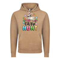 Vintage Coffee on the hunt easter Vintage Hoodie - MaliasSmallBusiness
