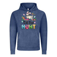 Vintage Denim on the hunt easter Vintage Hoodie - MaliasSmallBusiness