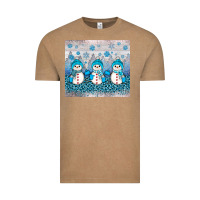 Vintage Coffee snowman winter Vintage Tee - JahusDesignShop