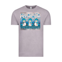 Vintage Zinc snowman winter Vintage Tee - JahusDesignShop