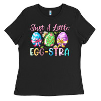 Black just a little egg stra Ladies Tee - Artiststas